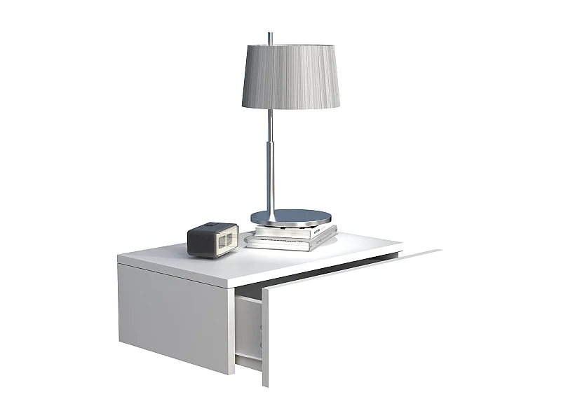 Houten muur hangende nachtkastje Usal M 45 cm