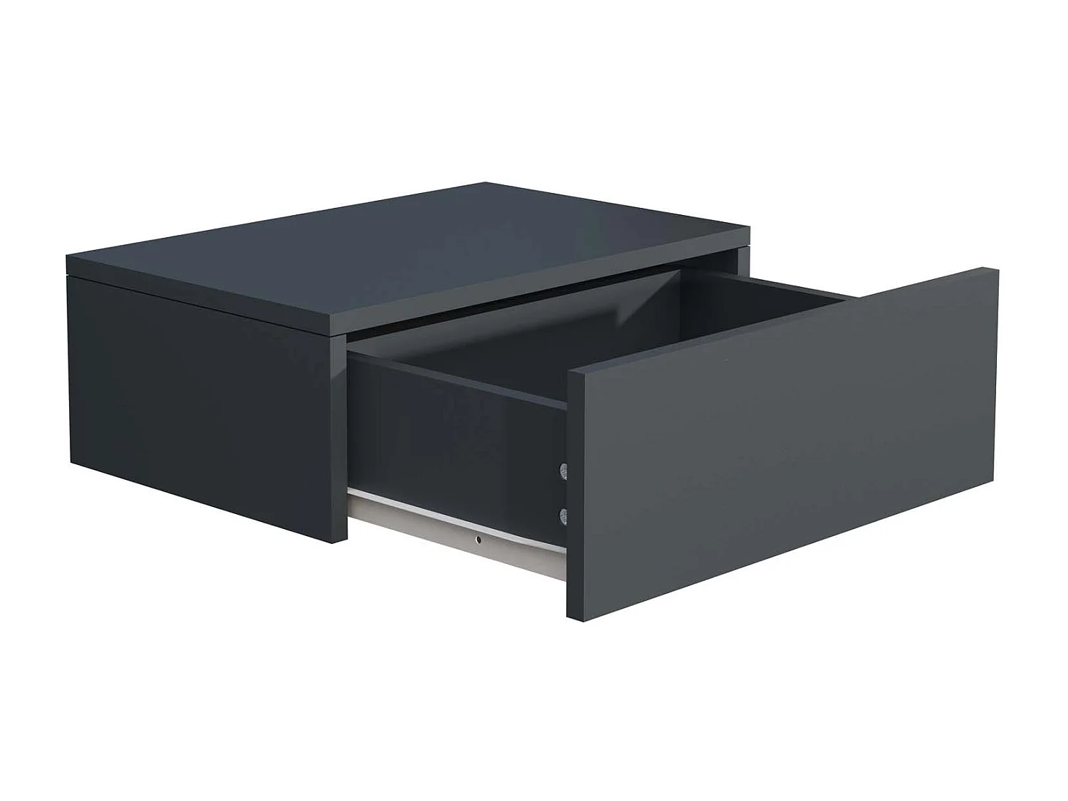 bedside table Usal Anthracite H. 15 x W. 45 x D. 30 cm