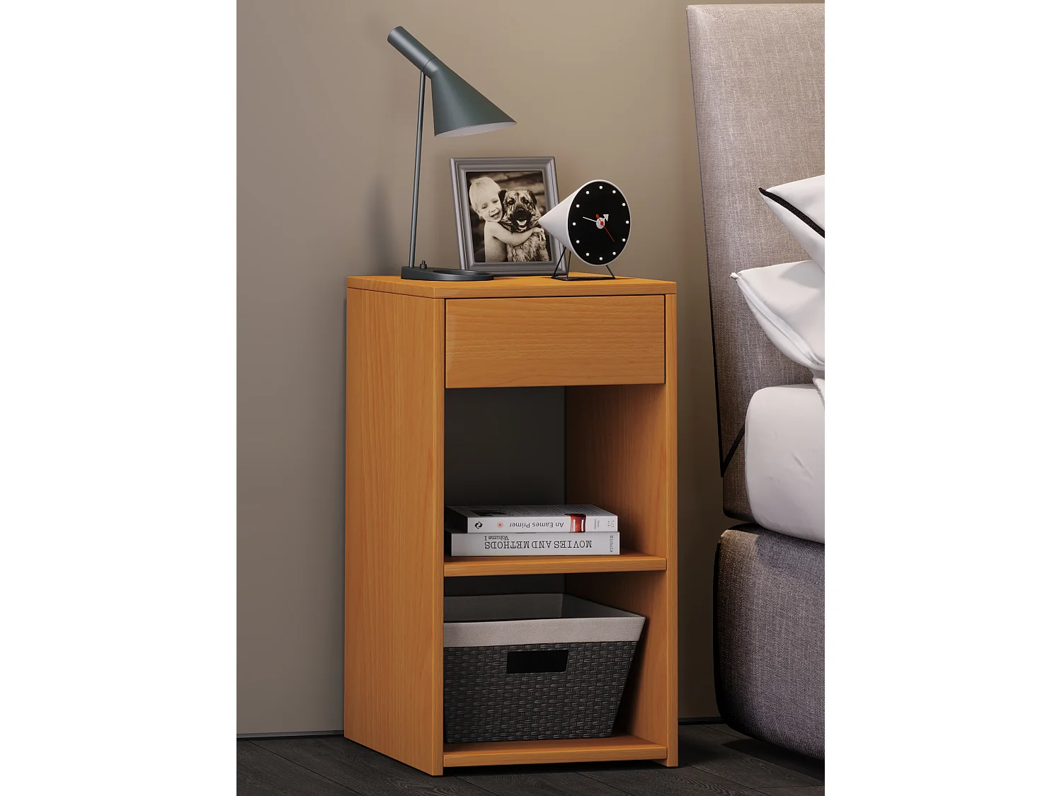 bedside table Sledo Book H. 65 x W. 35 x D. 35 cm