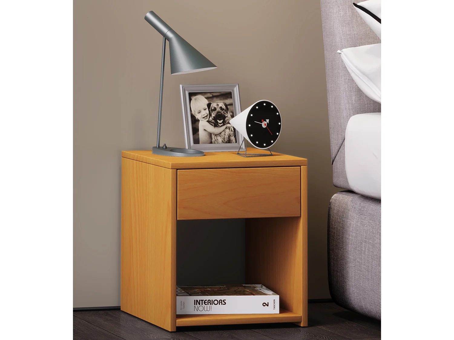 bedside table Sledo Book H. 40 x W. 35 x D. 35 cm