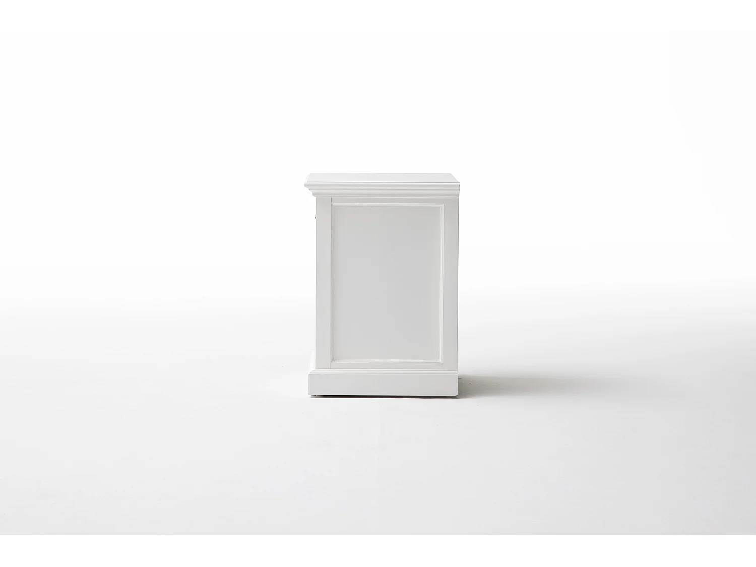 Halifax nachtkastje met lade, in wit.