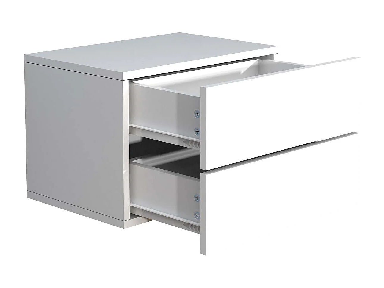 Drewniana ściana wisząca stolik nocny Usal L 45 cm