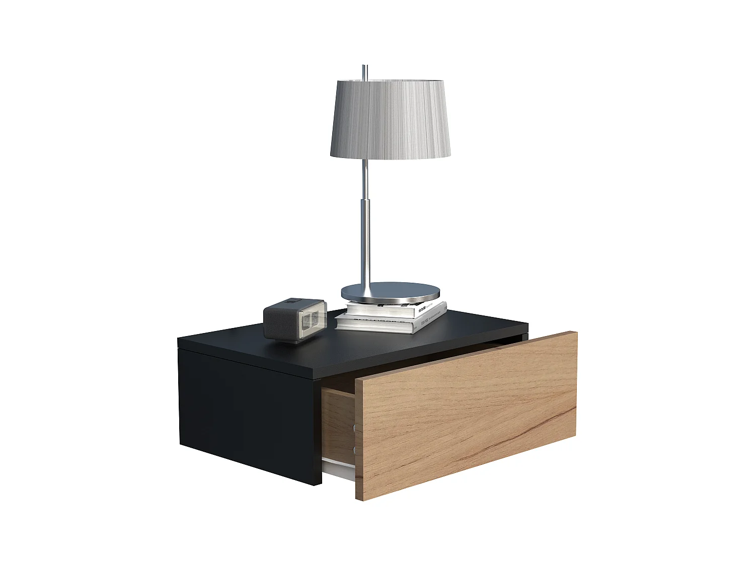 Holz Wandschublade Wand Hänge Nachttisch Usal M45