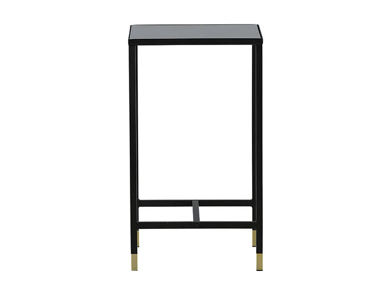Table d'Appoint Design "Dipp" 70cm Noir
