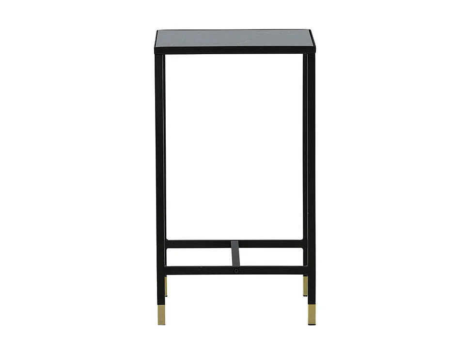 Table d'Appoint Design "Dipp" 70cm Noir