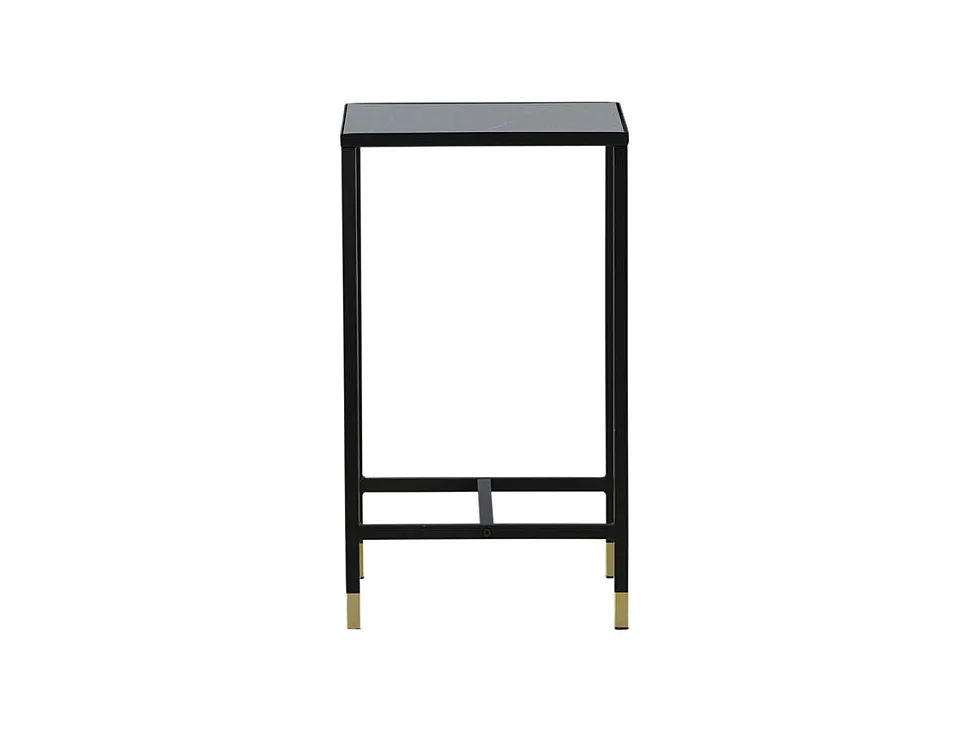 Table d'Appoint Design "Dipp" 70cm Noir