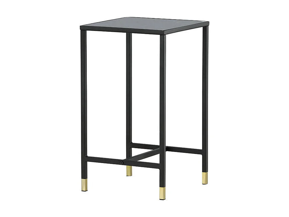 Table d'Appoint Design "Dipp" 70cm Noir