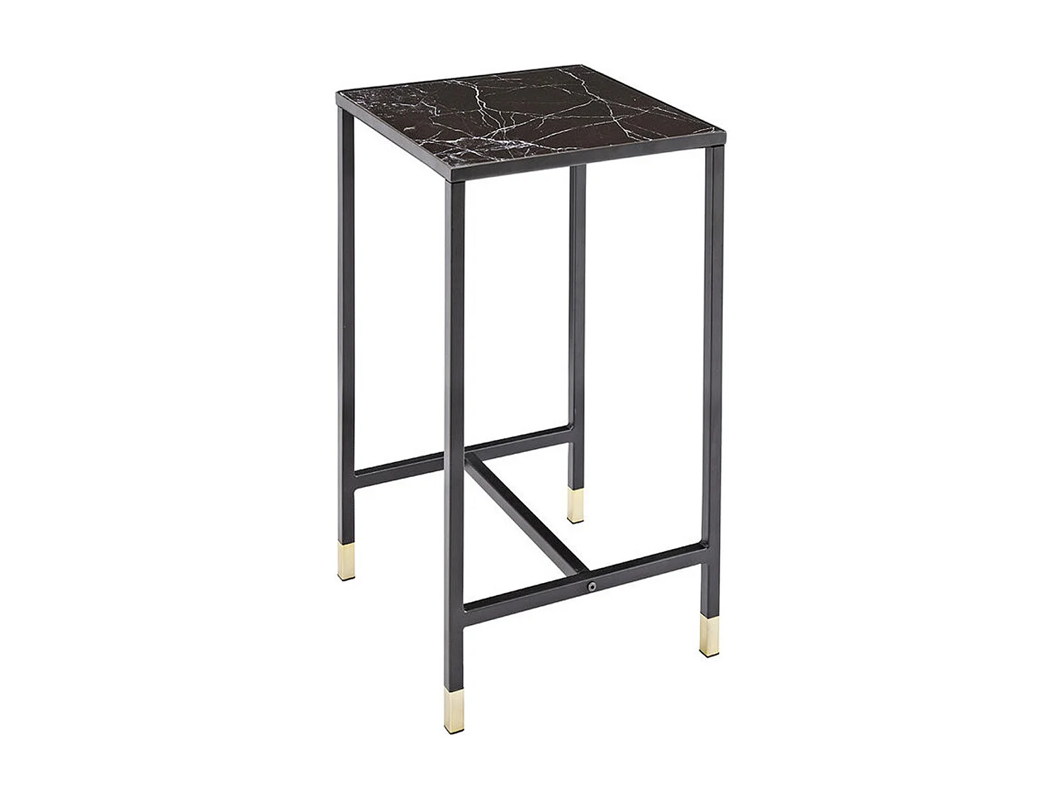 Table d'Appoint Design "Dipp" 70cm Noir