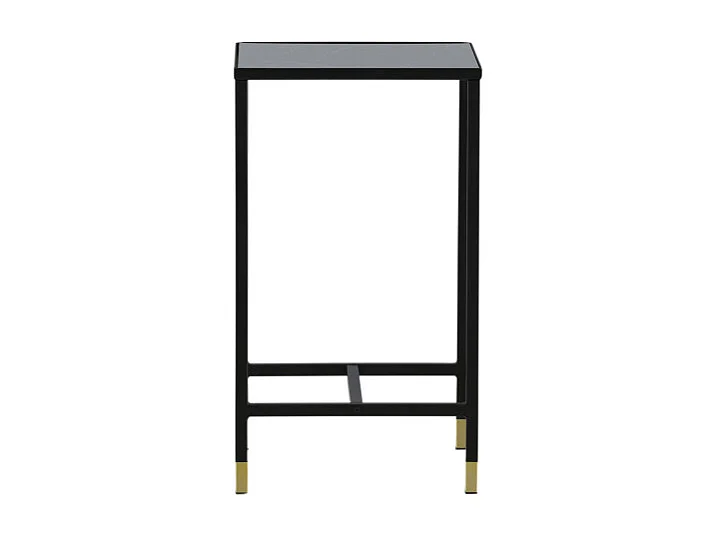 Table d'Appoint Design "Dipp" 70cm Noir