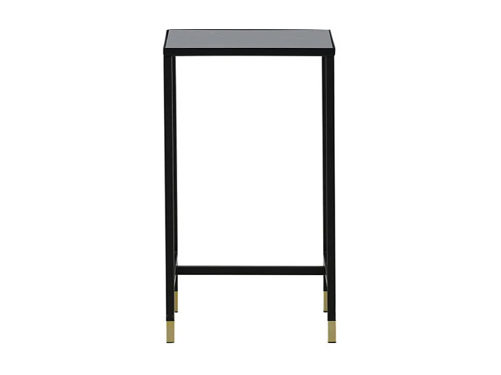 Table d'Appoint Design "Dipp" 70cm Noir