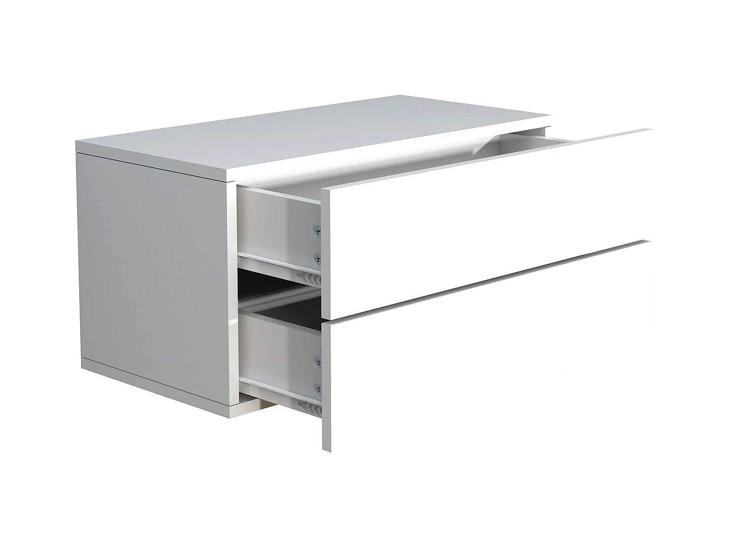 Holz Wandschublade Wand Hänge Nachttisch Usal L60