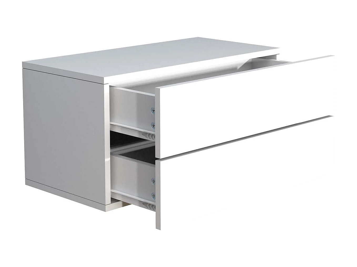 Holz Wandschublade Wand Hänge Nachttisch Usal L60