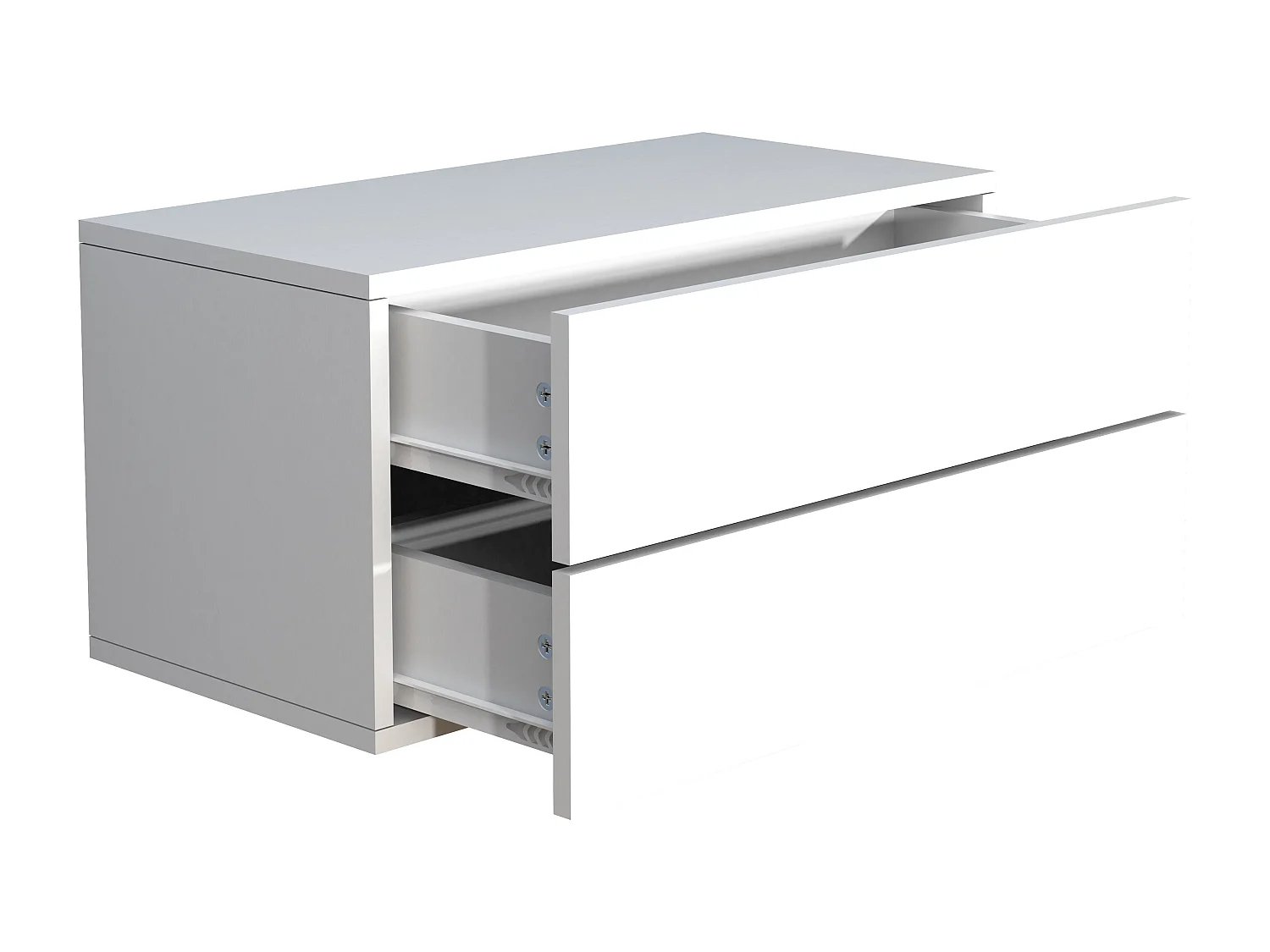 Drewniana ściana wisząca stolik nocny Usal L 60 cm