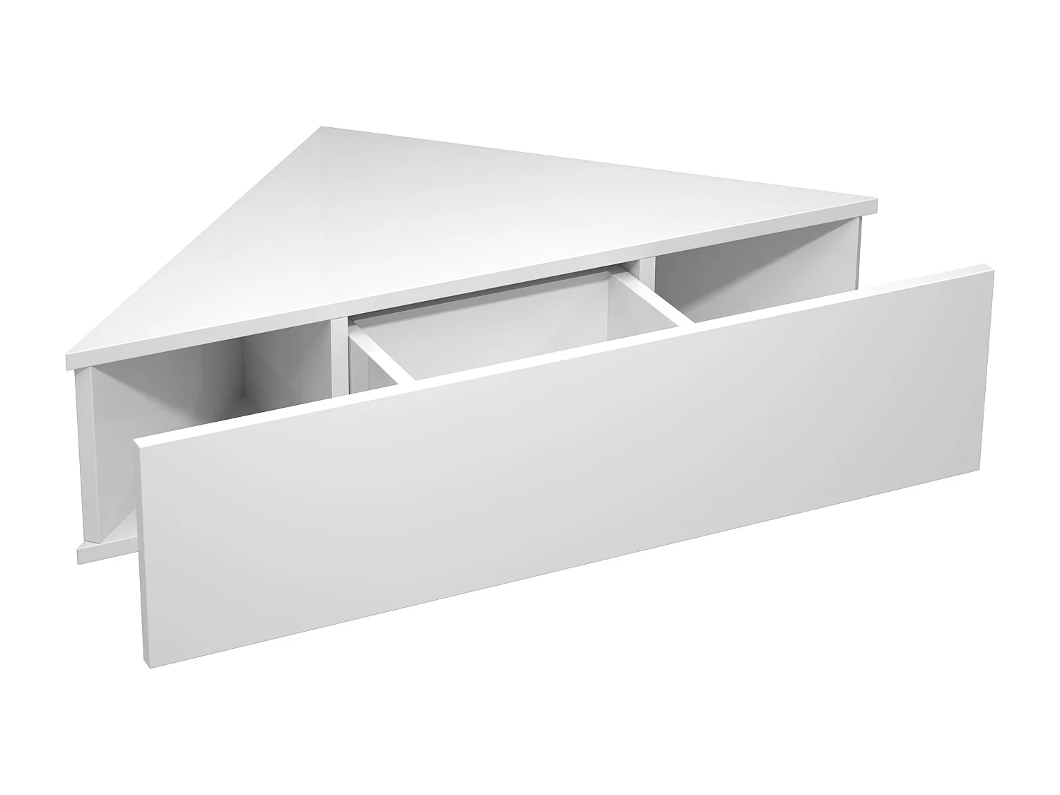 mesita de noche Usal Blanco AL. 15 x AN. 60 x P. 43 cm