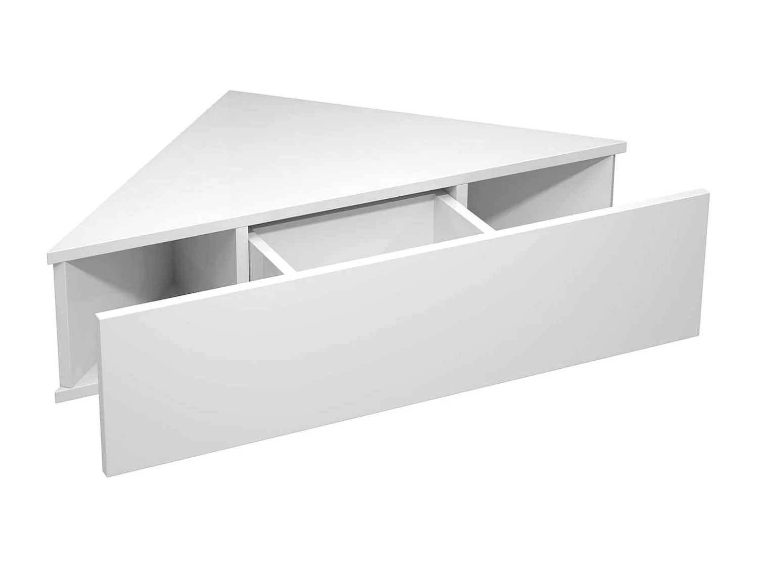 mesita de noche Usal Blanco AL. 15 x AN. 60 x P. 43 cm