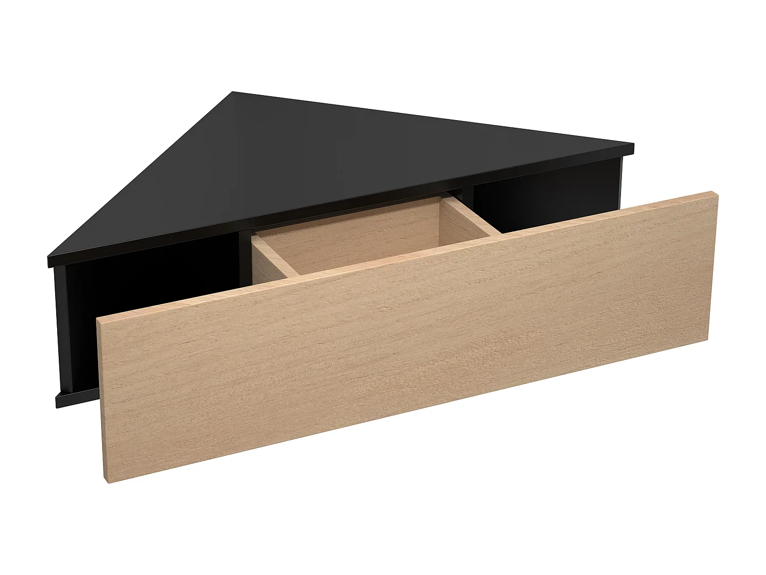 Narożna półka ścienna szuflada nocny stół UsalS