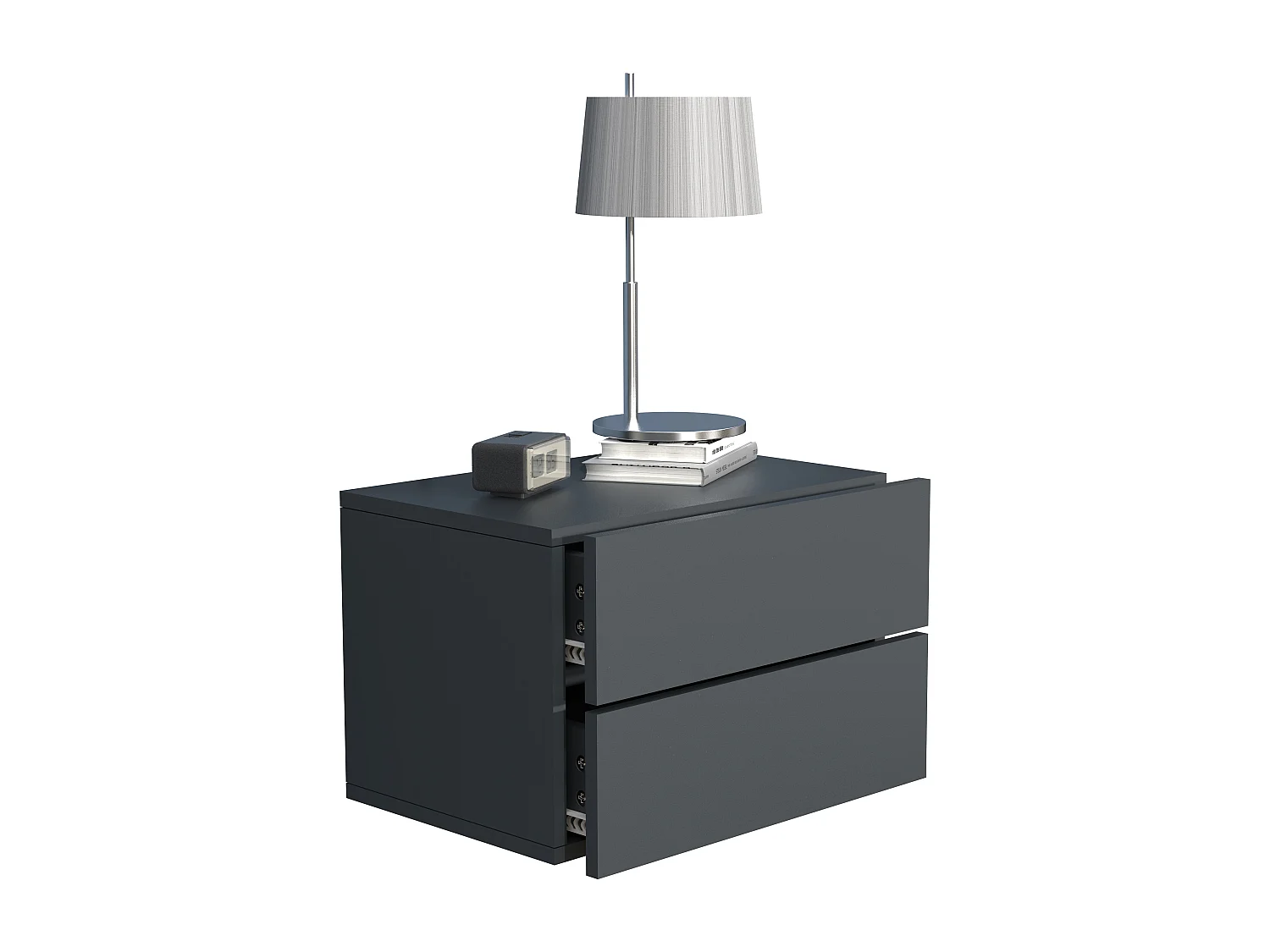 Holz Wandschublade Wand Hänge Nachttisch Usal L45