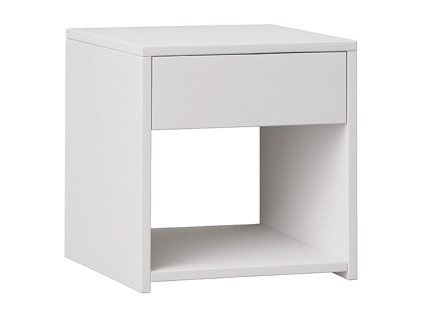 bedside table Sledo White H. 40 x W. 35 x D. 35 cm