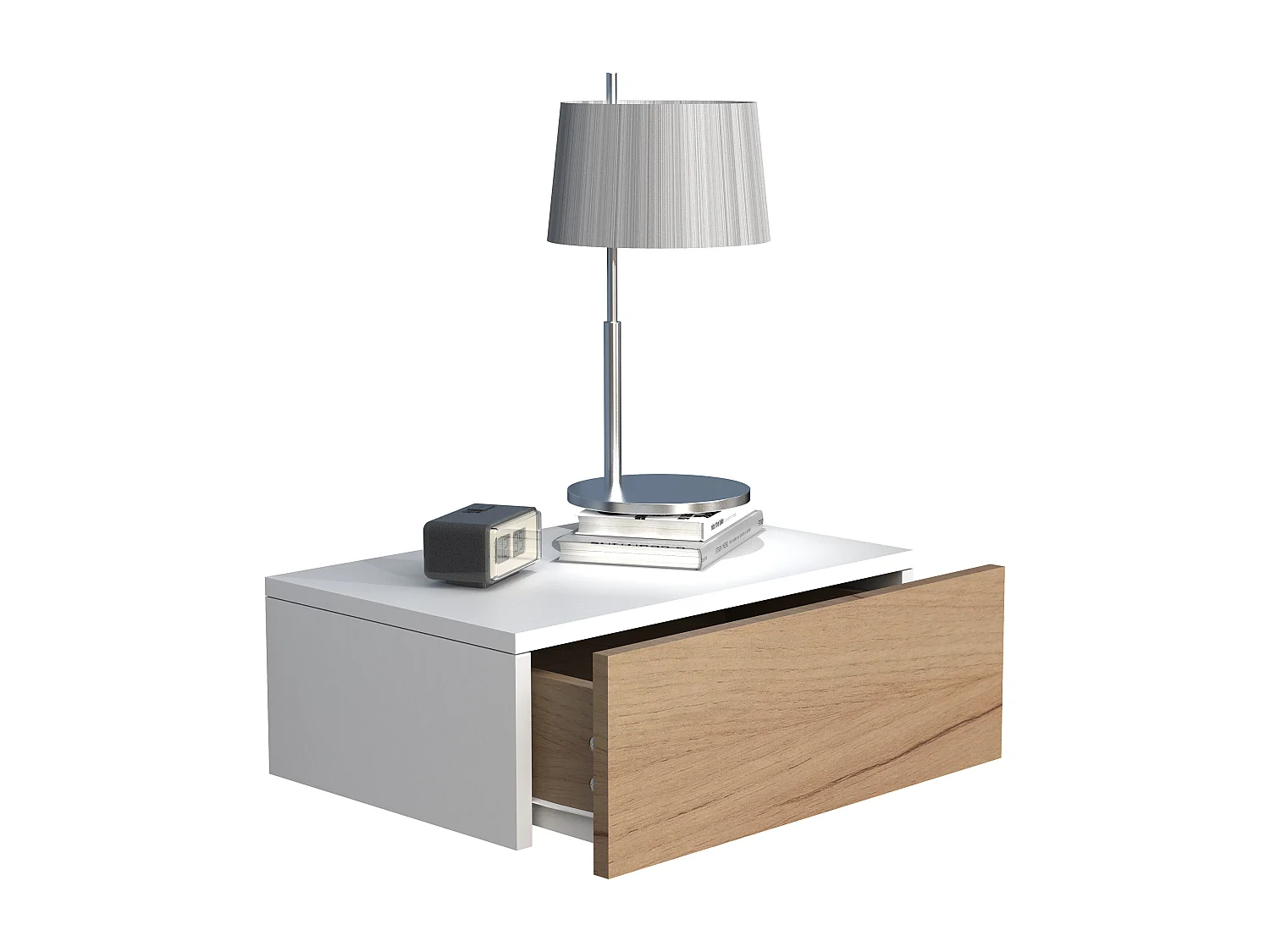 Holz Wandschublade Wand Hänge Nachttisch Usal M45