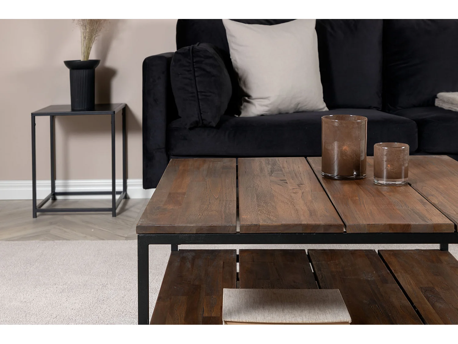 Table Basse en Teck "Padang" 80cm Naturel