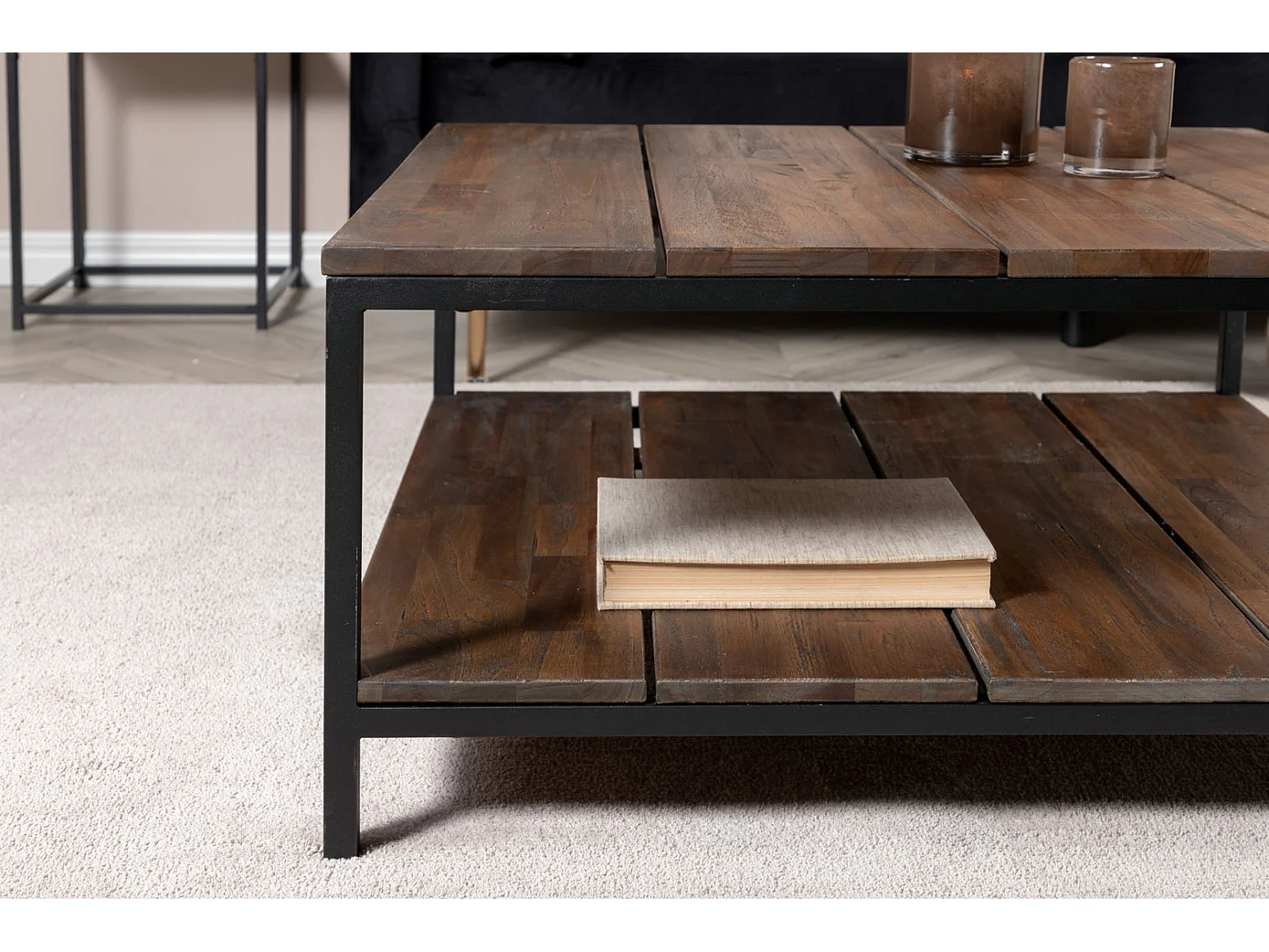 Table Basse en Teck "Padang" 80cm Naturel