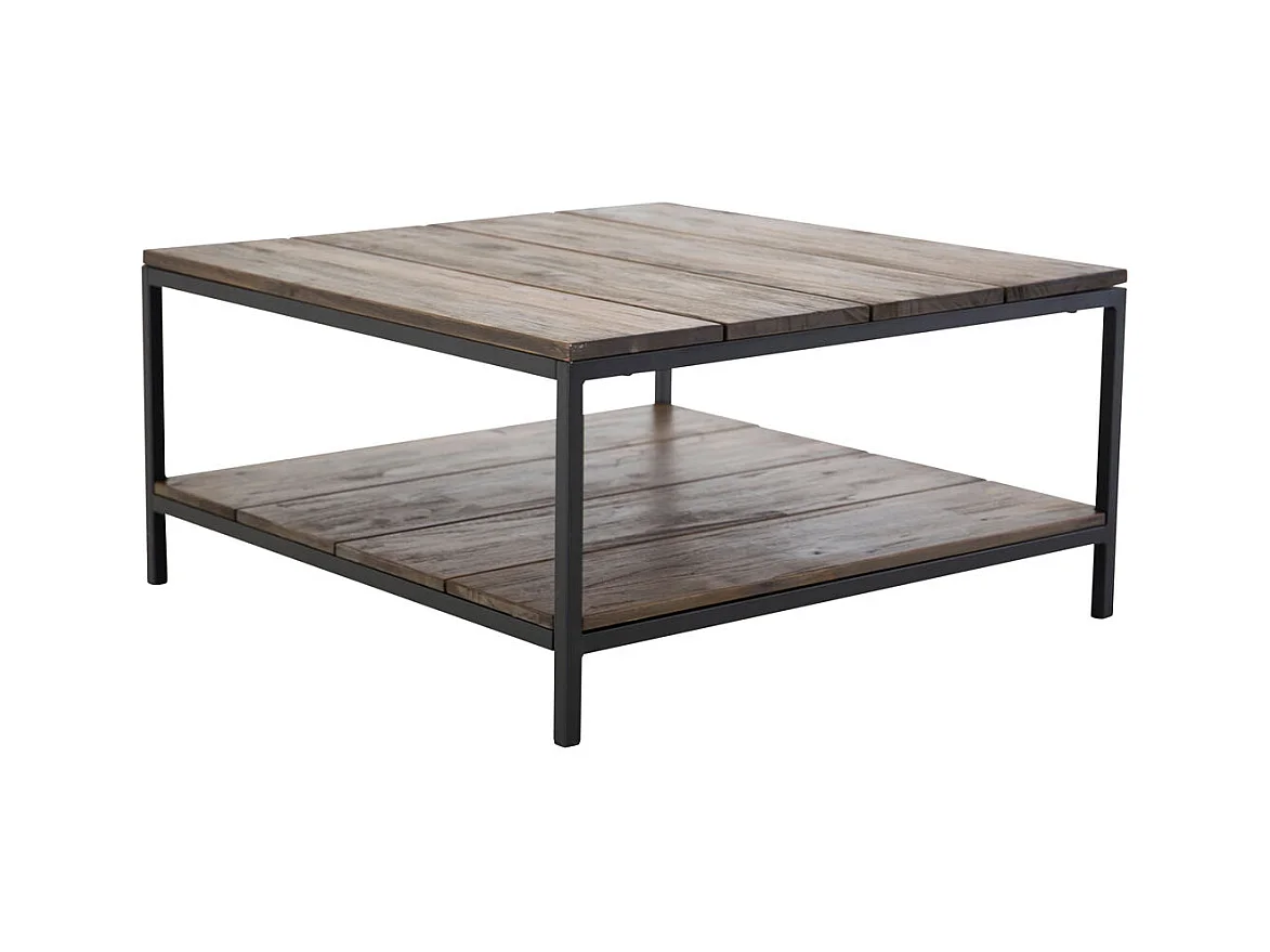 Table Basse en Teck "Padang" 80cm Naturel