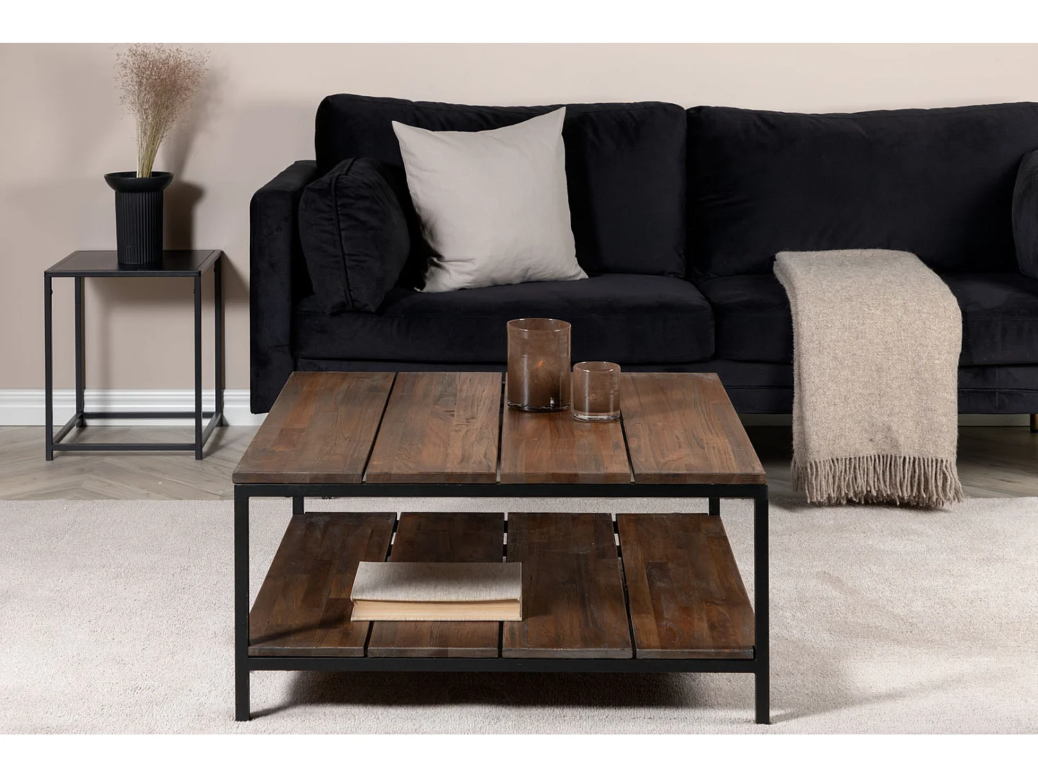 Table Basse en Teck "Padang" 80cm Naturel