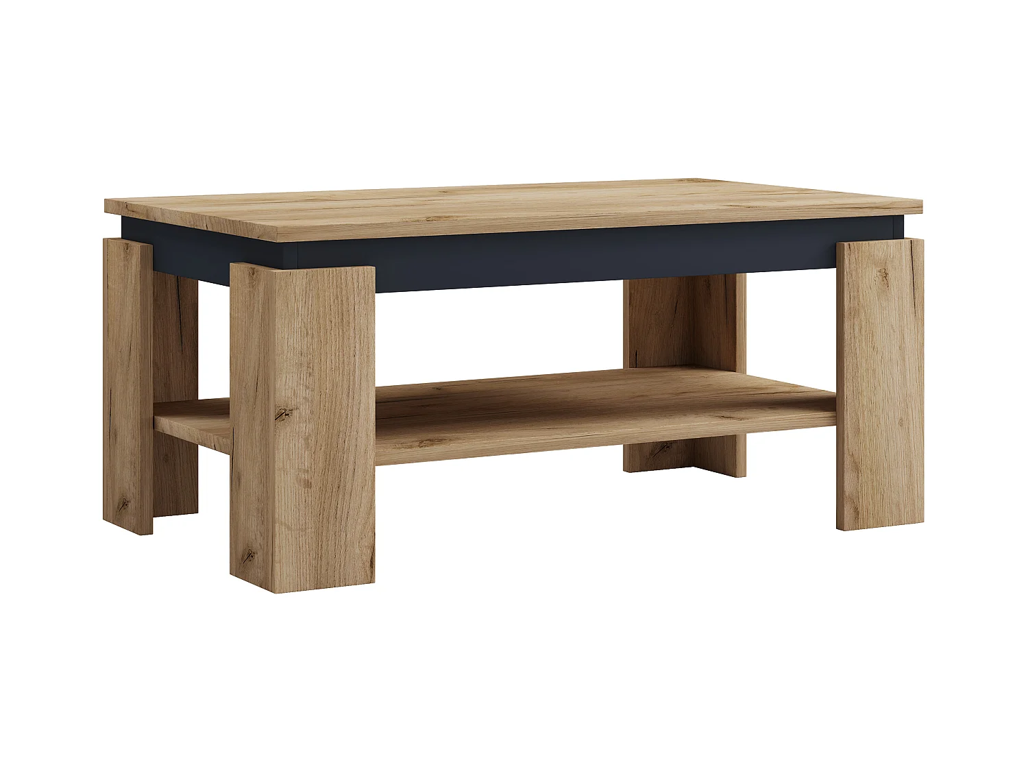 Houten slaapbank Koffietafel Rolas