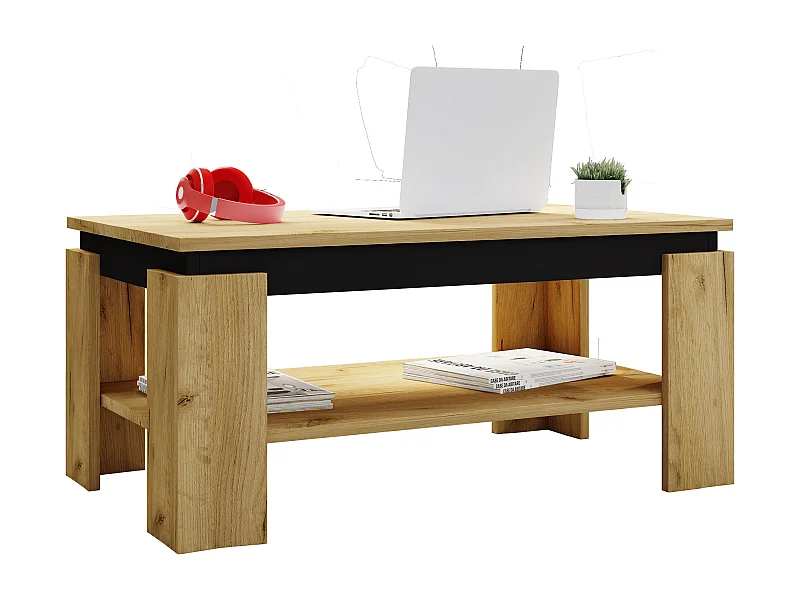 Holz Sofatisch Couchtisch Beistelltisch Rolas