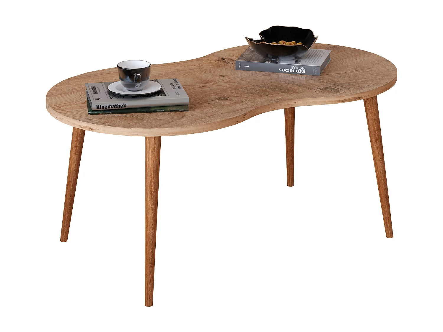 Houten slaapbank salontafel Barilo