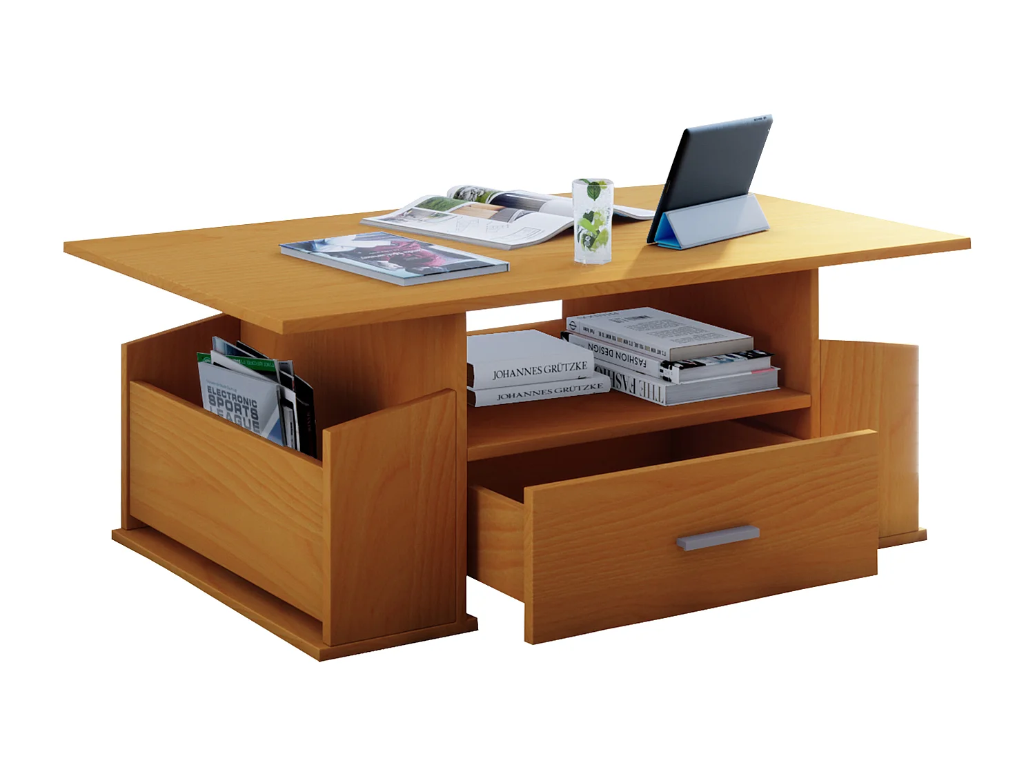 Side table & coffee table Junata Book H. 44 x W. 110 x D. 52 cm