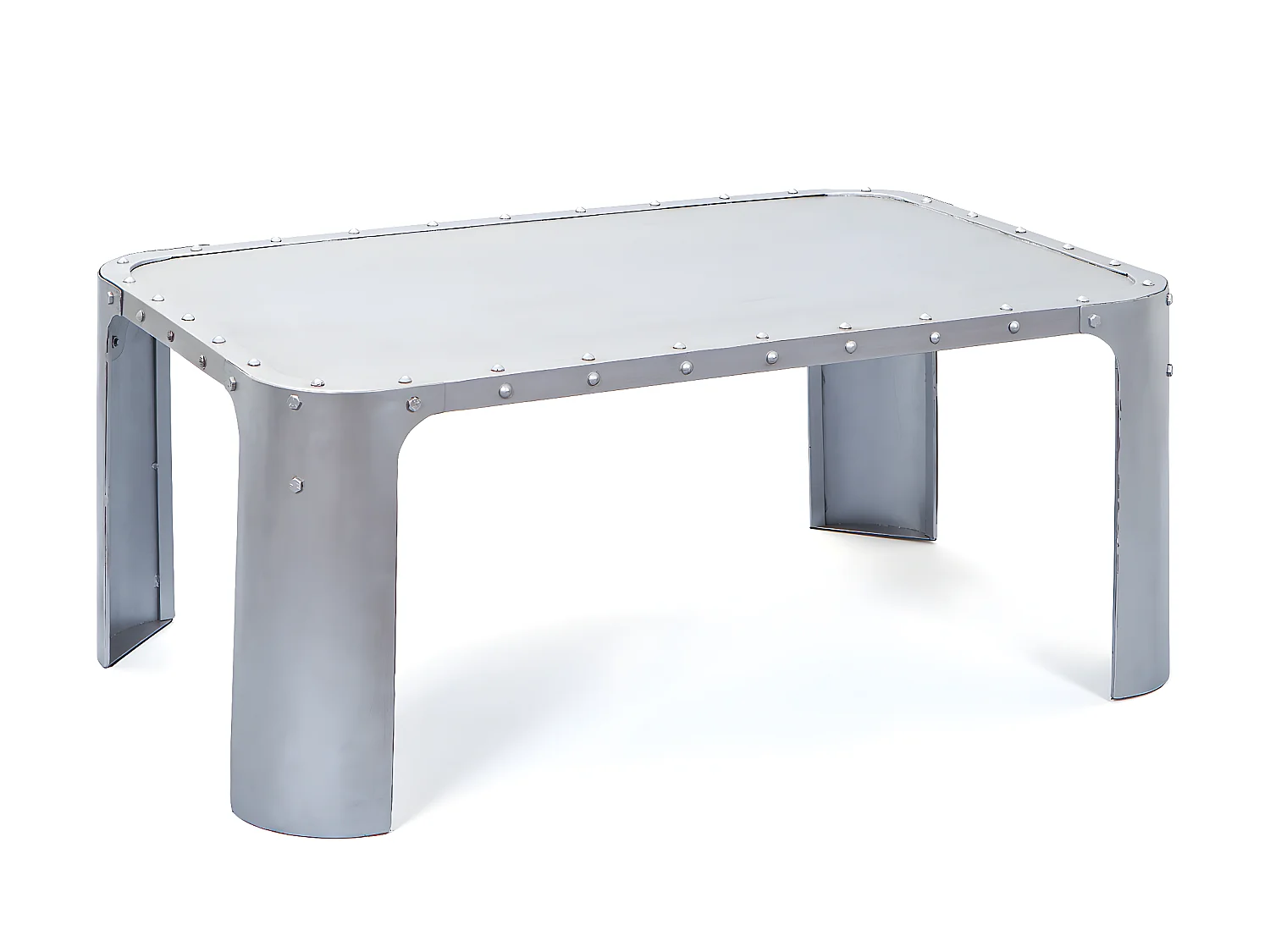 Gorwan Table basse argentée.