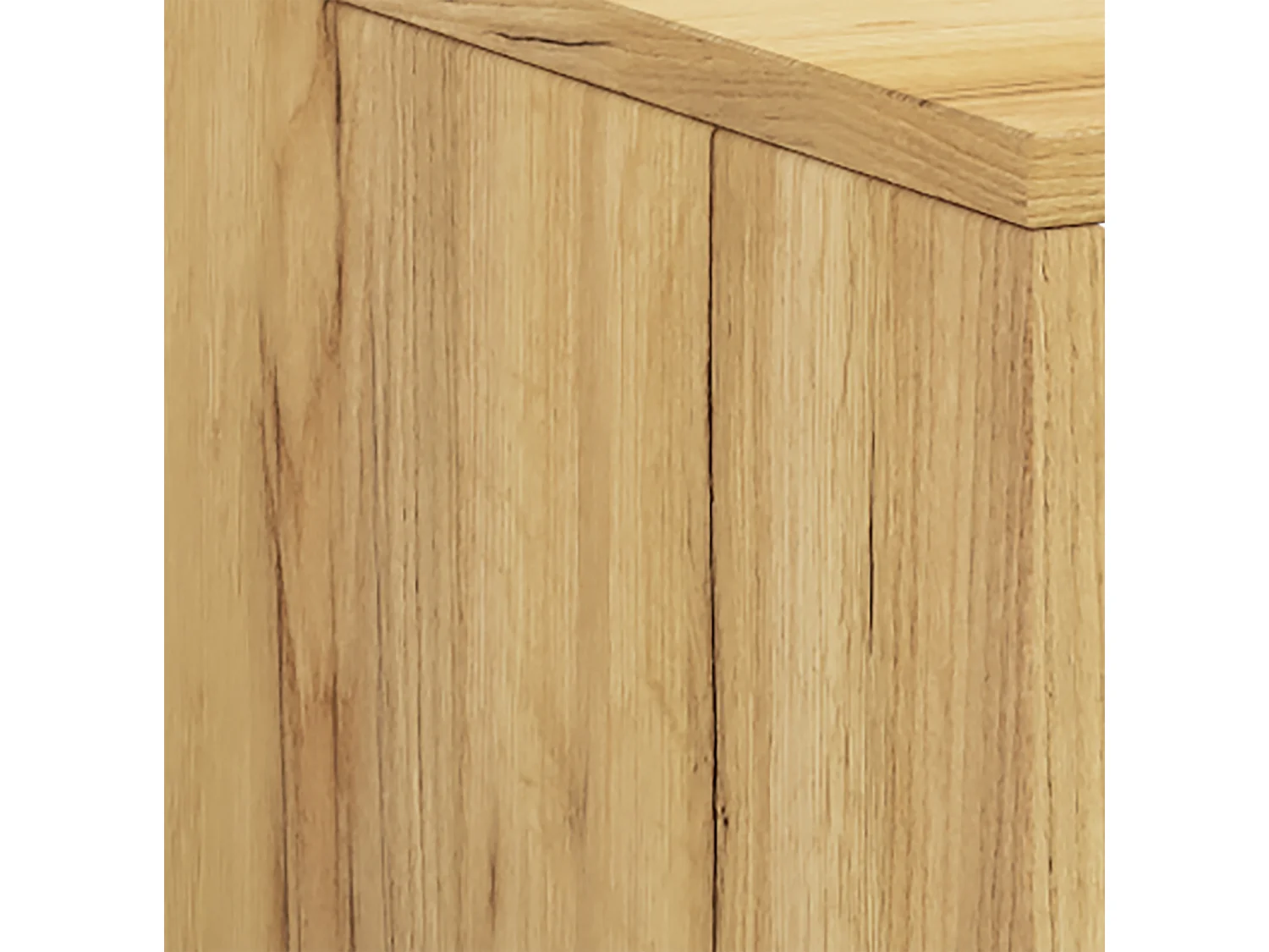Stango Table basse avec 5 étagères, imitation chêne miel.