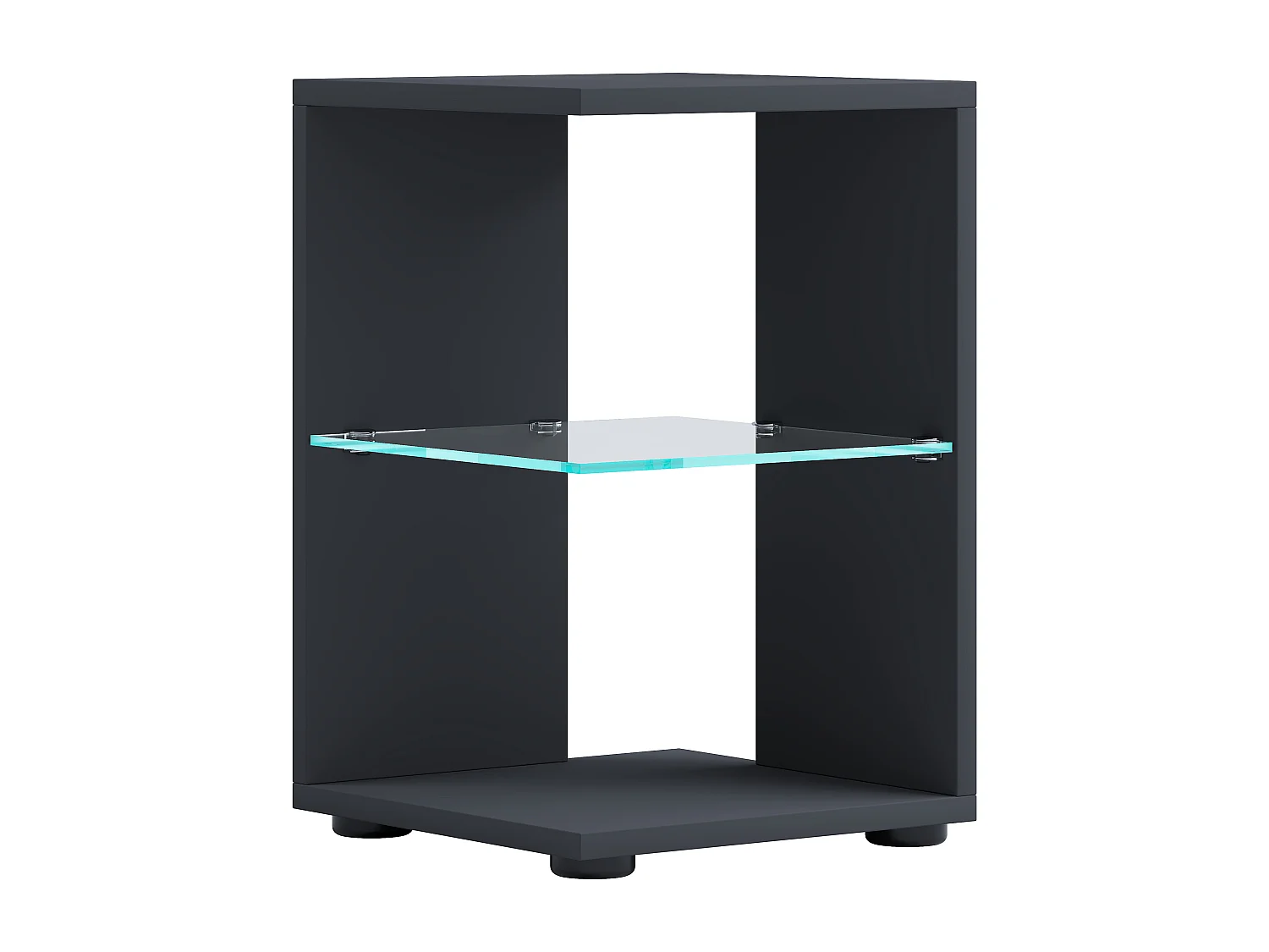 Side table & coffee table Elani Anthracite H. 45 x W. 30 x D. 30 cm