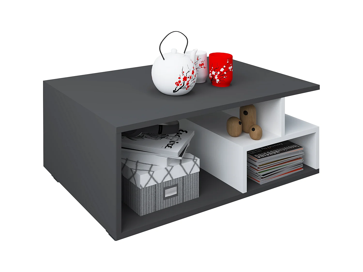 Houten slaapbank salontafel Sulas