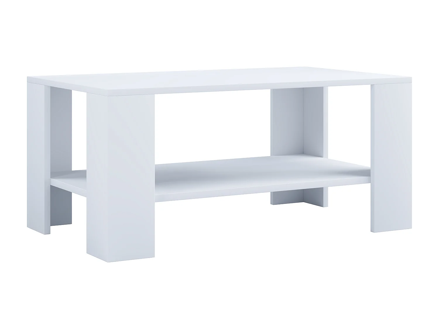 Side table & coffee table Dalus White H. 41 x W. 90 x D. 53 cm