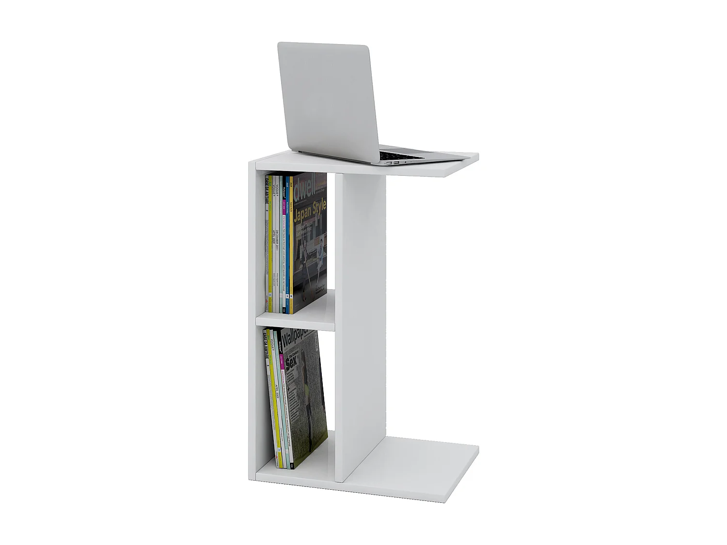 Side table & coffee table Nachto White H. 63 x W. 40 x D. 30 cm