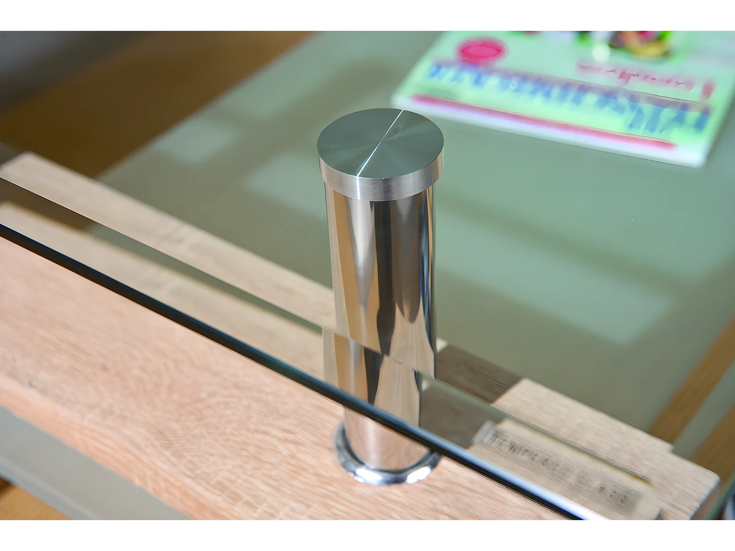 Loase Table basse, 1 tablette de rangement, imitation chêne Sonoma.