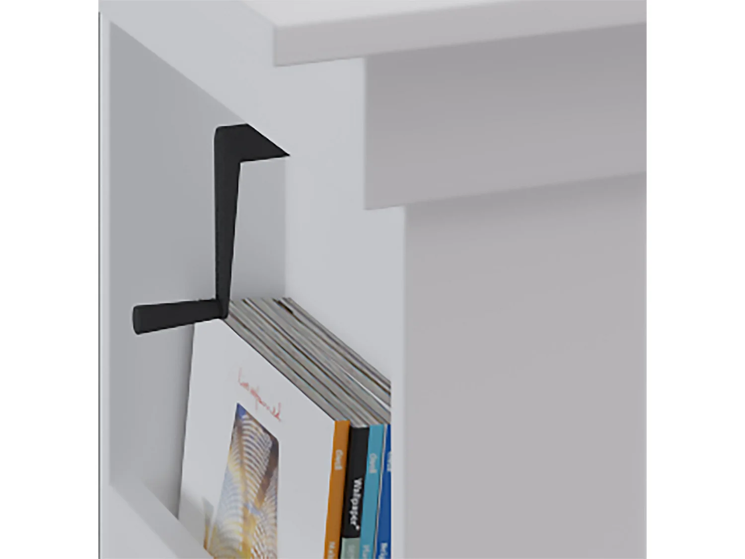 Side table & coffee table Kobila White H. 52 x W. 115 x D. 58 cm