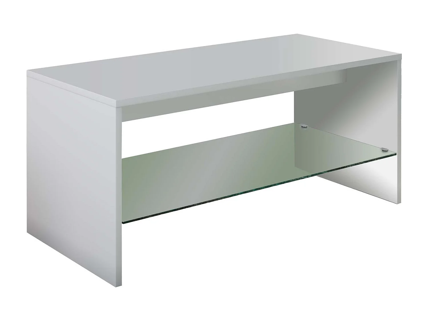 Side table & coffee table Wisal White H. 40 x W. 90 x D. 40 cm