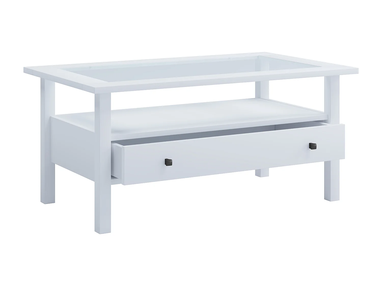 Holz Sofatisch Couchtisch Schublade Lingis L