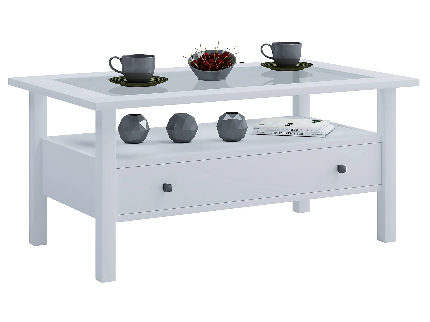 Sofa sofabord skuffe Lingis L