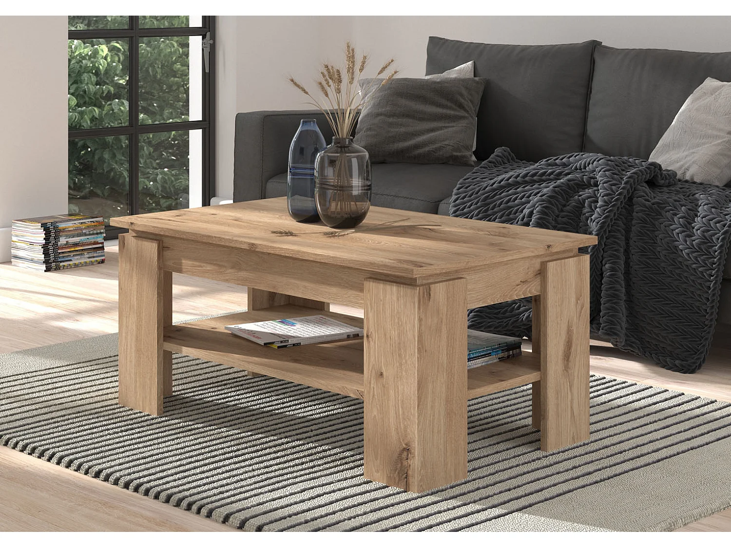 Titan salontafel eik decor.