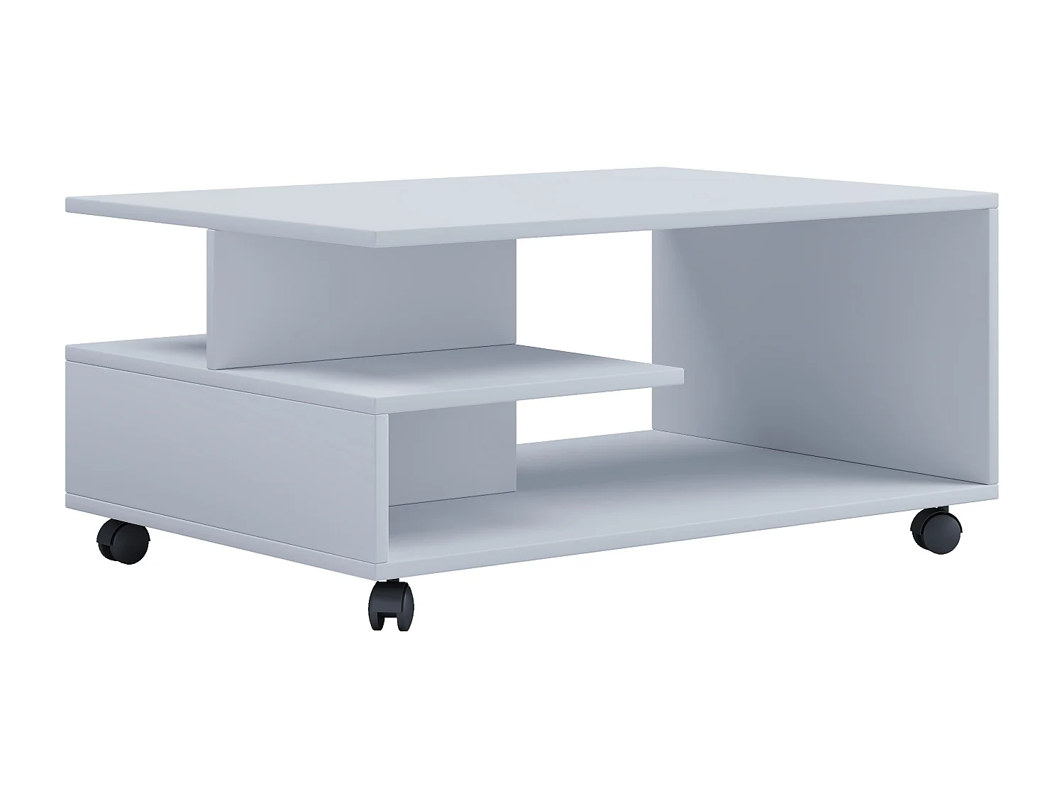 Side table & coffee table Stango White Dimensions approx. H. 41 x W. 80 x D. 50 cm