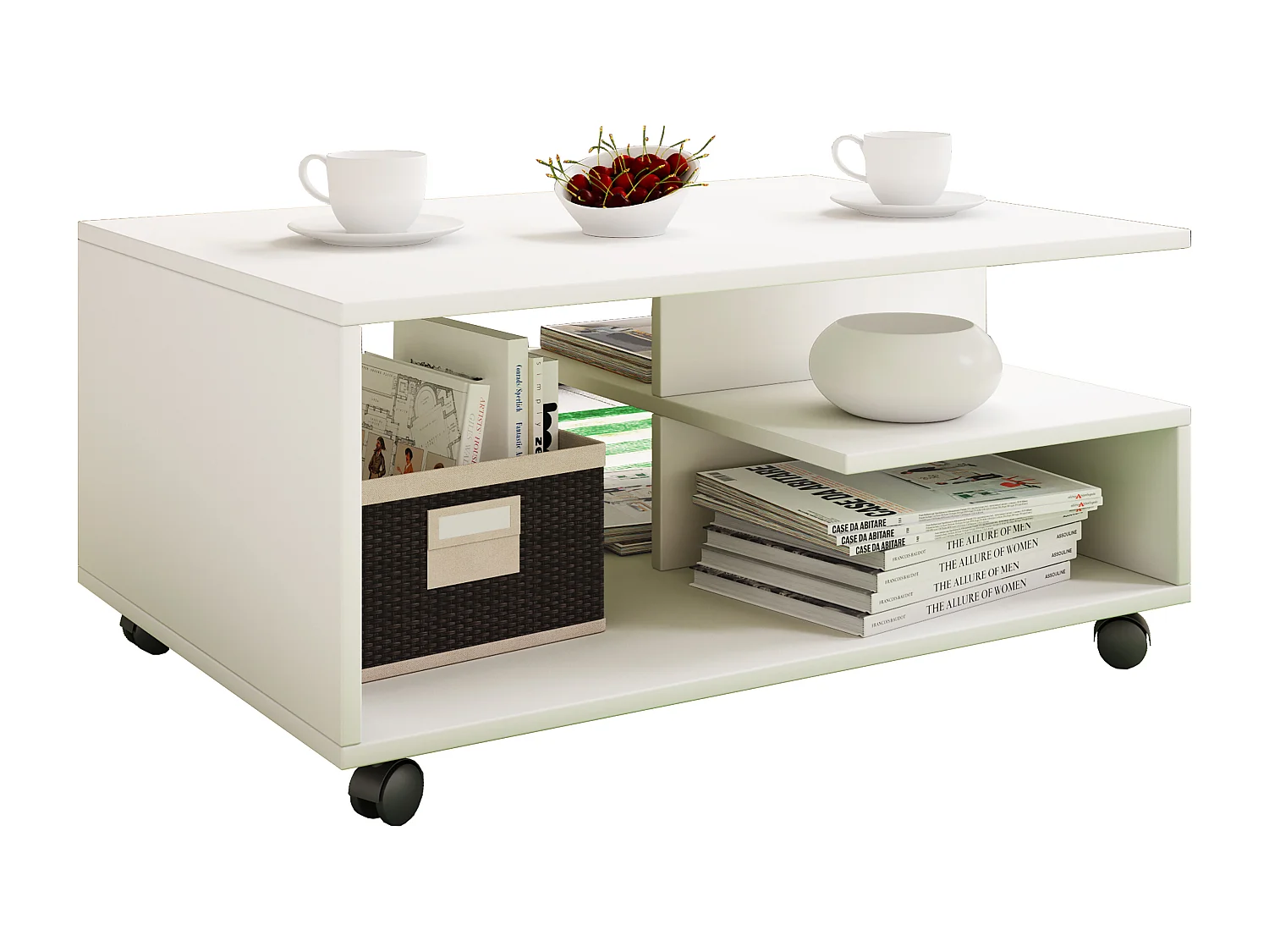 Houten slaapbank salontafel Rolls Stango