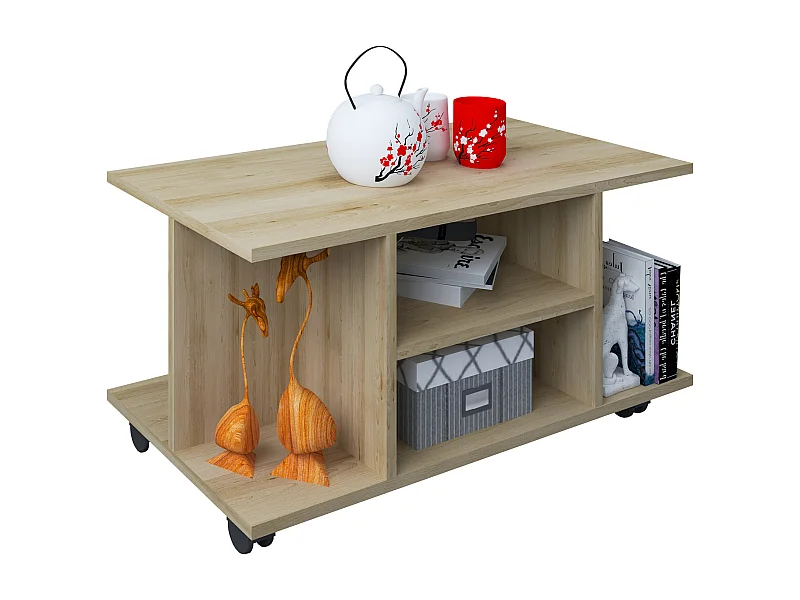 Tavolino imbottito in legno Rolls Findula