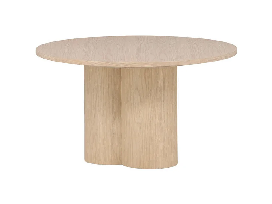 Table Basse Ronde "Olivia" 80cm Naturel
