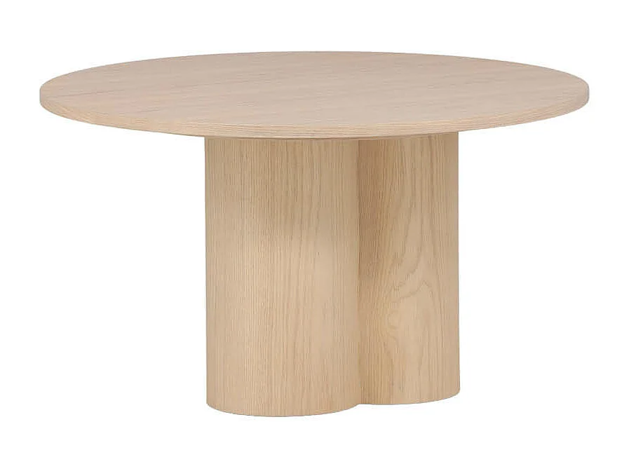 Table Basse Ronde "Olivia" 80cm Naturel