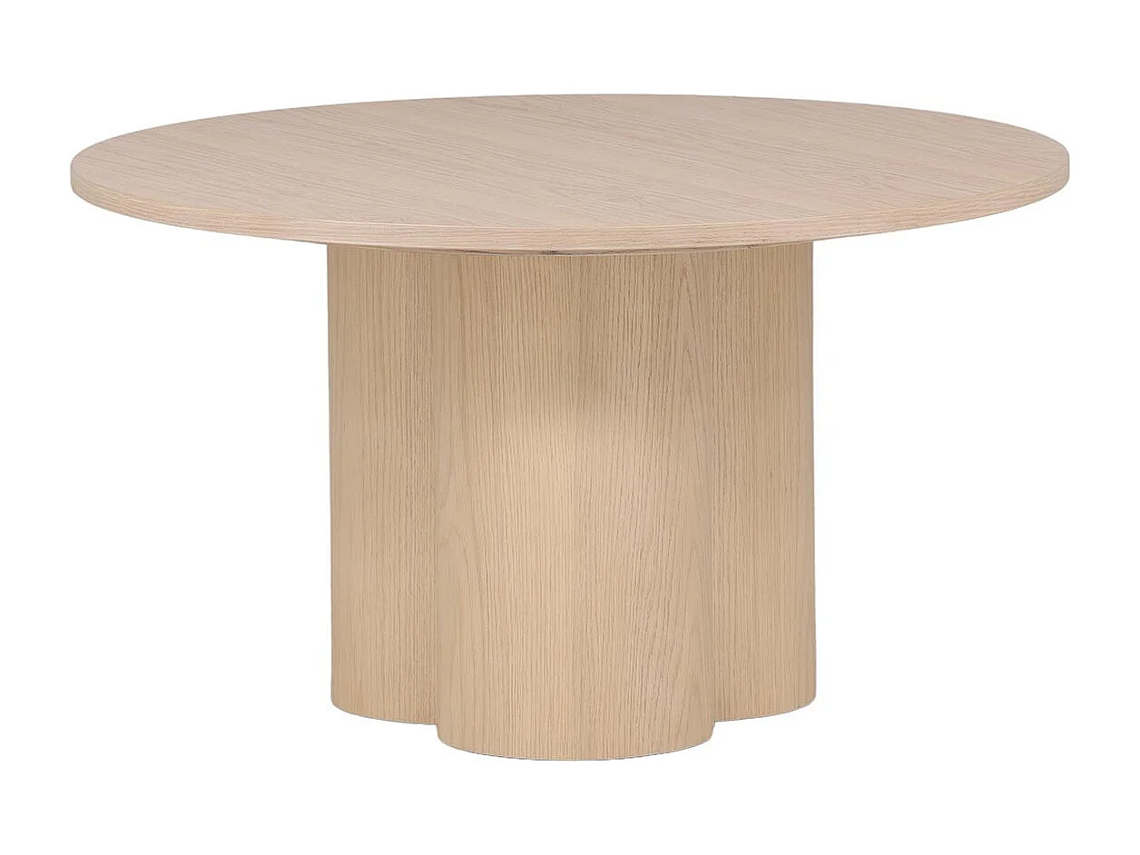 Table Basse Ronde "Olivia" 80cm Naturel