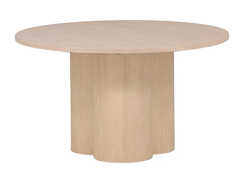 Table Basse Ronde "Olivia" 80cm Naturel